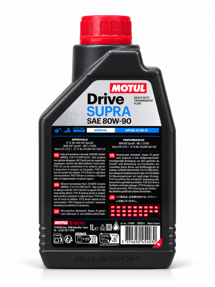 Motul Drive Supra 80W-90 1L Şanzıman Yağı