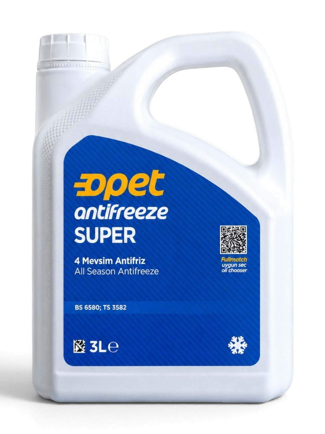 Opet Süper Antifreeze 4 Mevsim 3 Litre Mavi Antifiriz