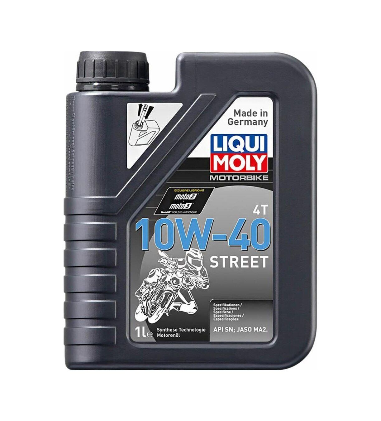 LIQUI MOLY 10W-40 4t Street Motosiklet Motor Yağı 1 L (1521)