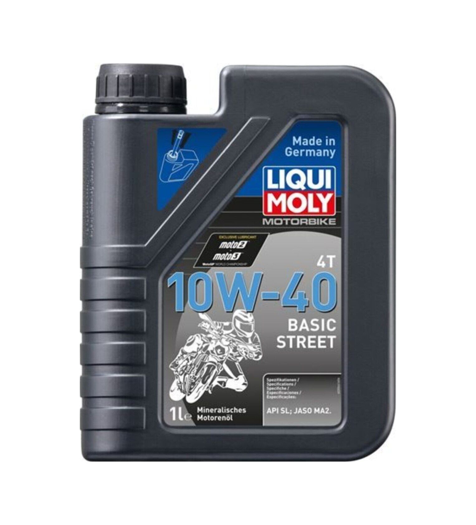 LIQUI MOLY 10W-40 Basic Street Motosiklet Motor Yağı 1 L (3044)
