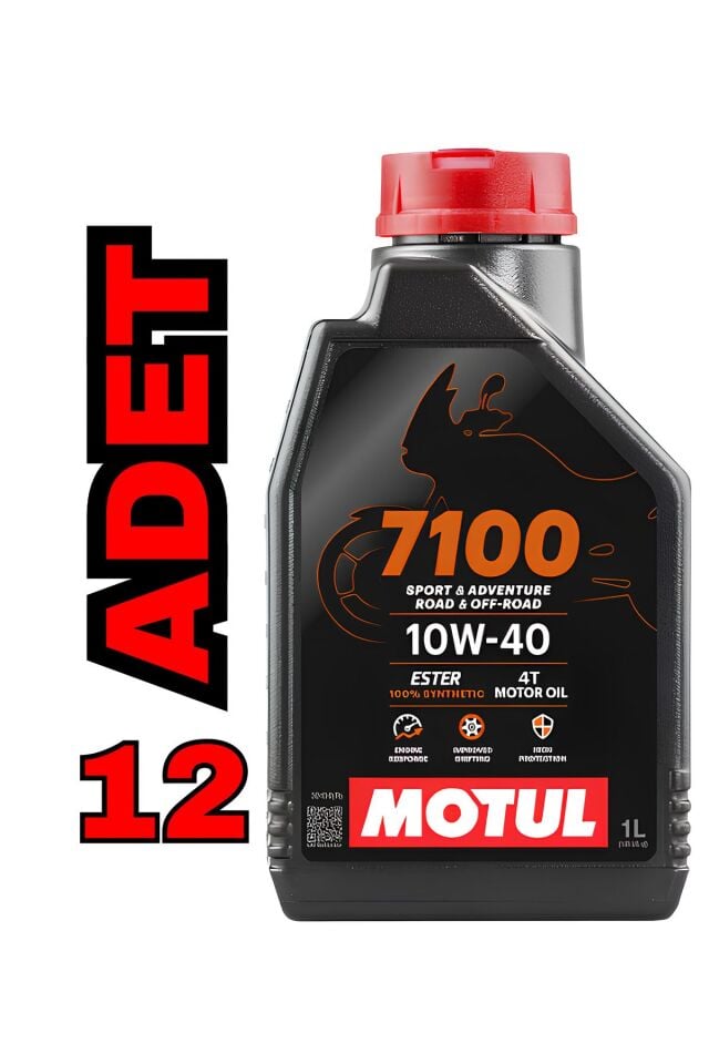 Motul 7100 4t 10w-40 1 Lt (12 ADET)
