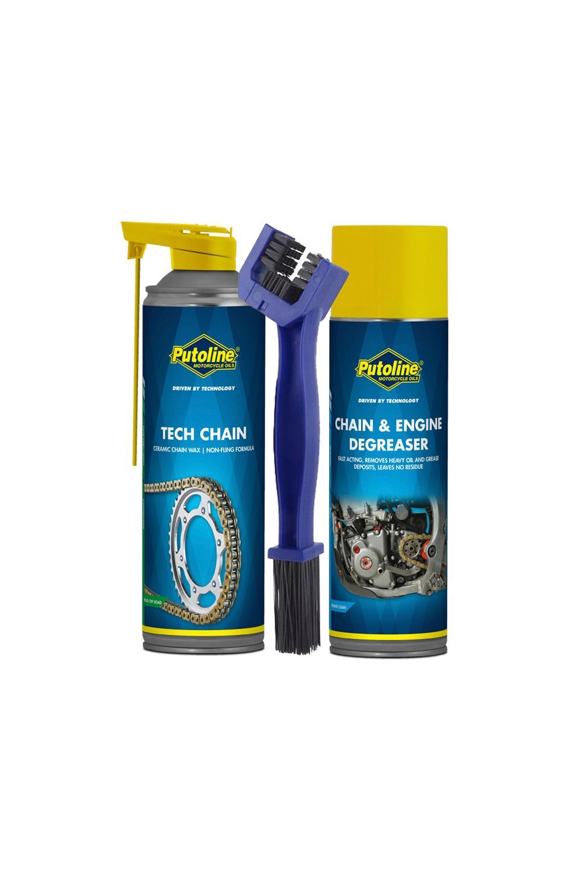 Putoline ZİNCİR BAKIM SET TECH CHAİN & CHAİN ENGİNE & TEMİZLEME FIRÇASI
