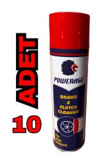 POWERAGE Fren,Balata Ve Parça Temizleme Spreyi 500 Ml (10 Adet)