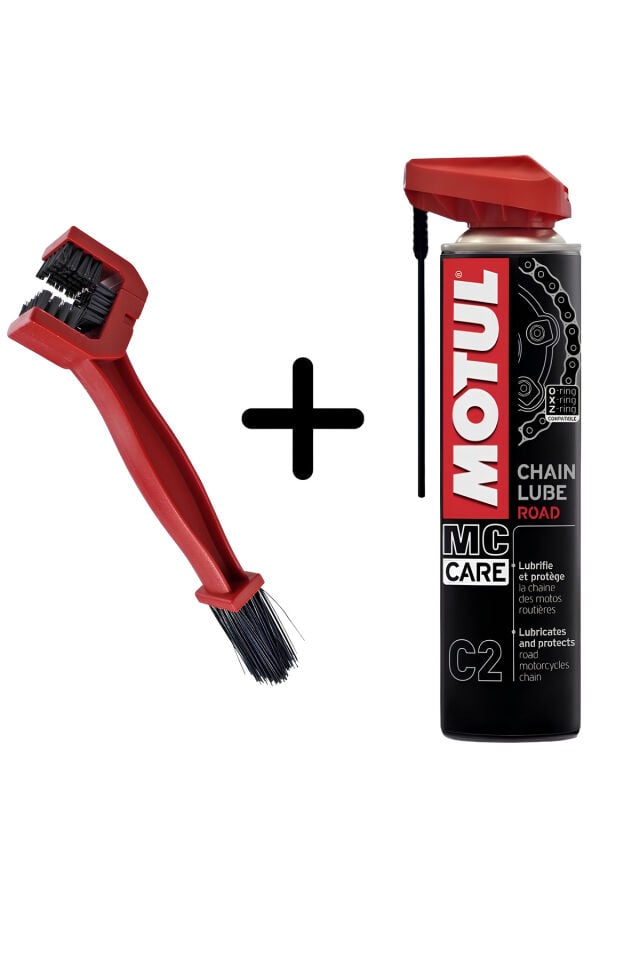 Motul C2 + Zincir Temizleme Fırçası