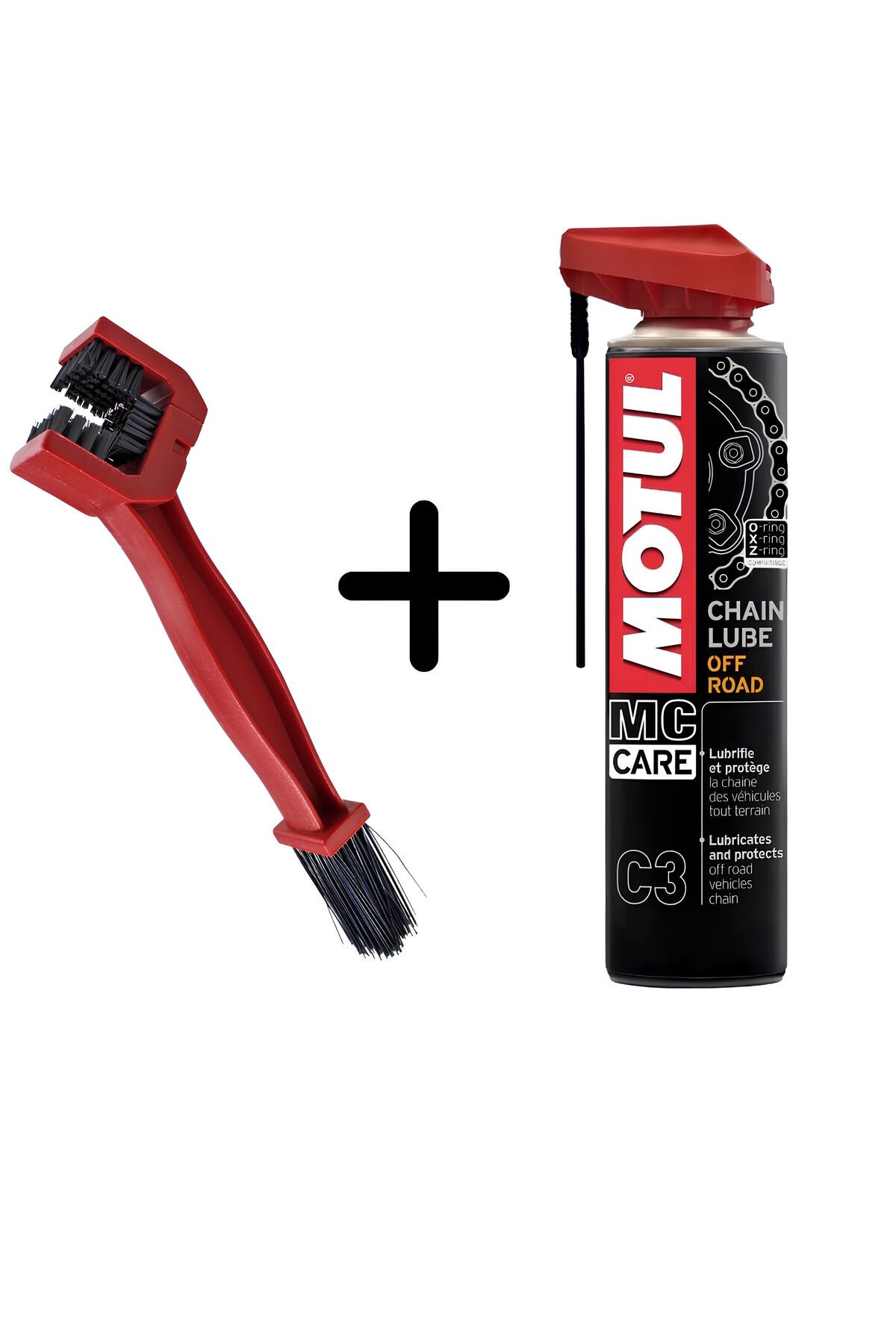 Motul C3 + Zincir Temizleme Fırçası