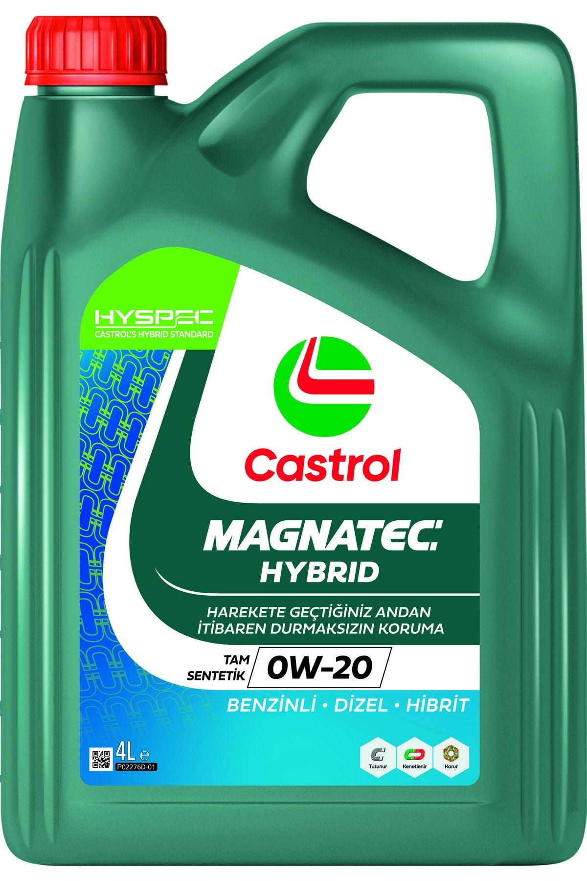 Castrol MAGNATEC HYBRID 0W-20 4 LİTRE MOTOR YAĞI